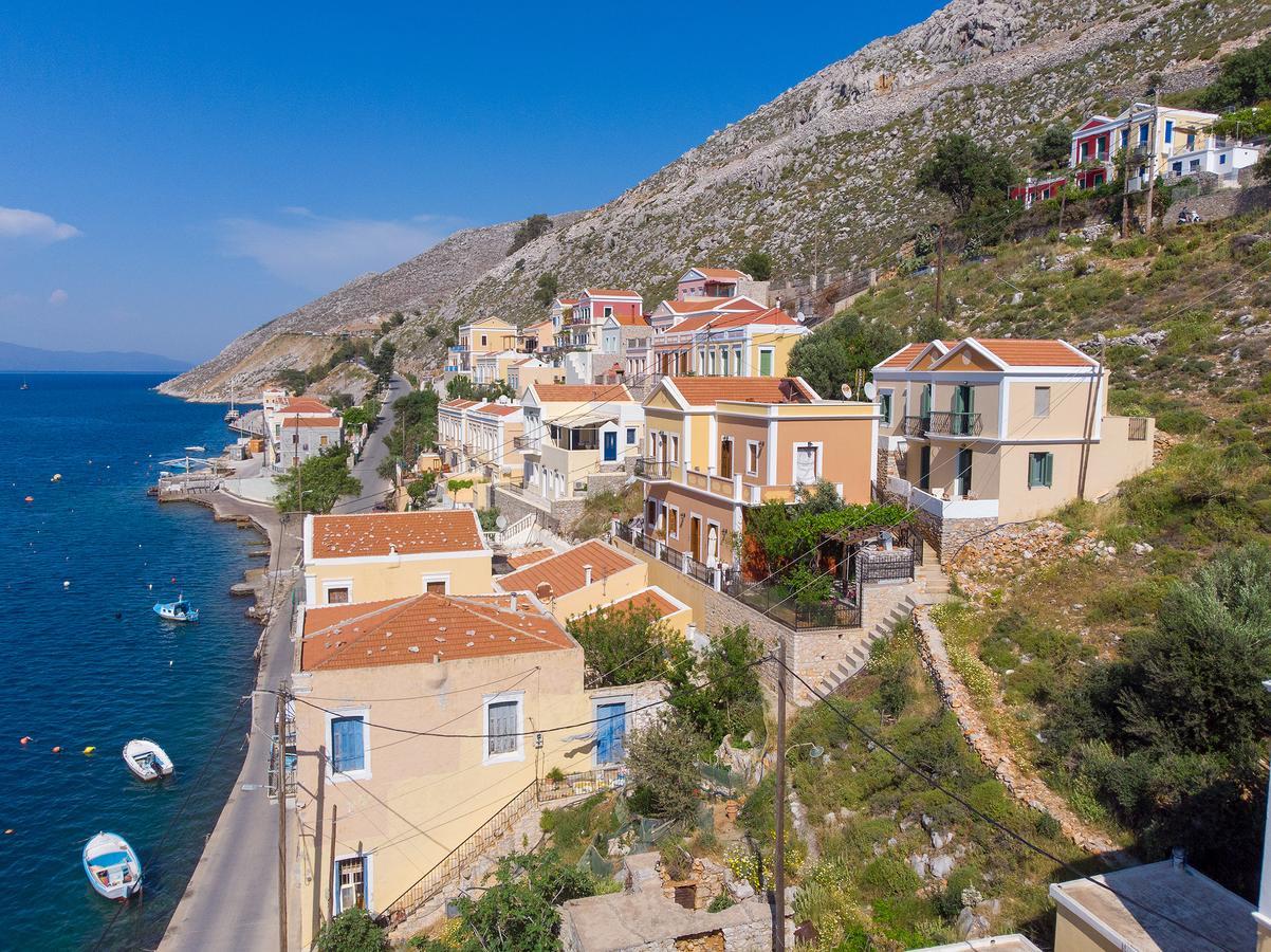 Blue Wave Aigli Villa Simi Dış mekan fotoğraf