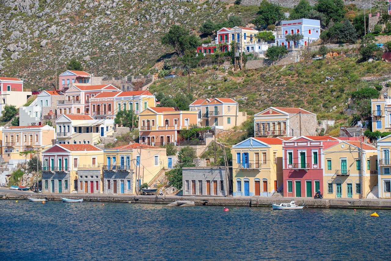 Blue Wave Aigli Villa Simi Dış mekan fotoğraf